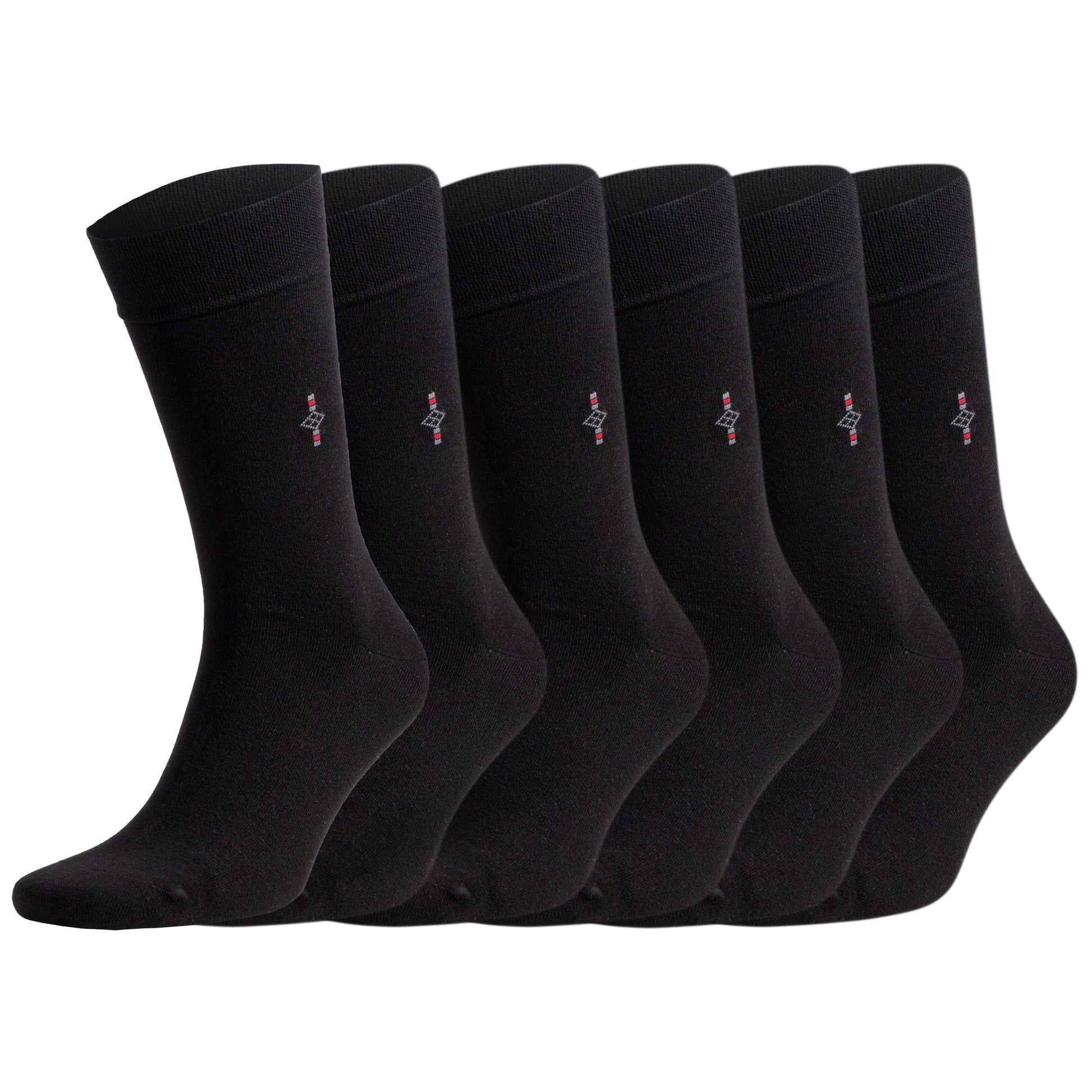 Reinforced heel bamboo dress socks
