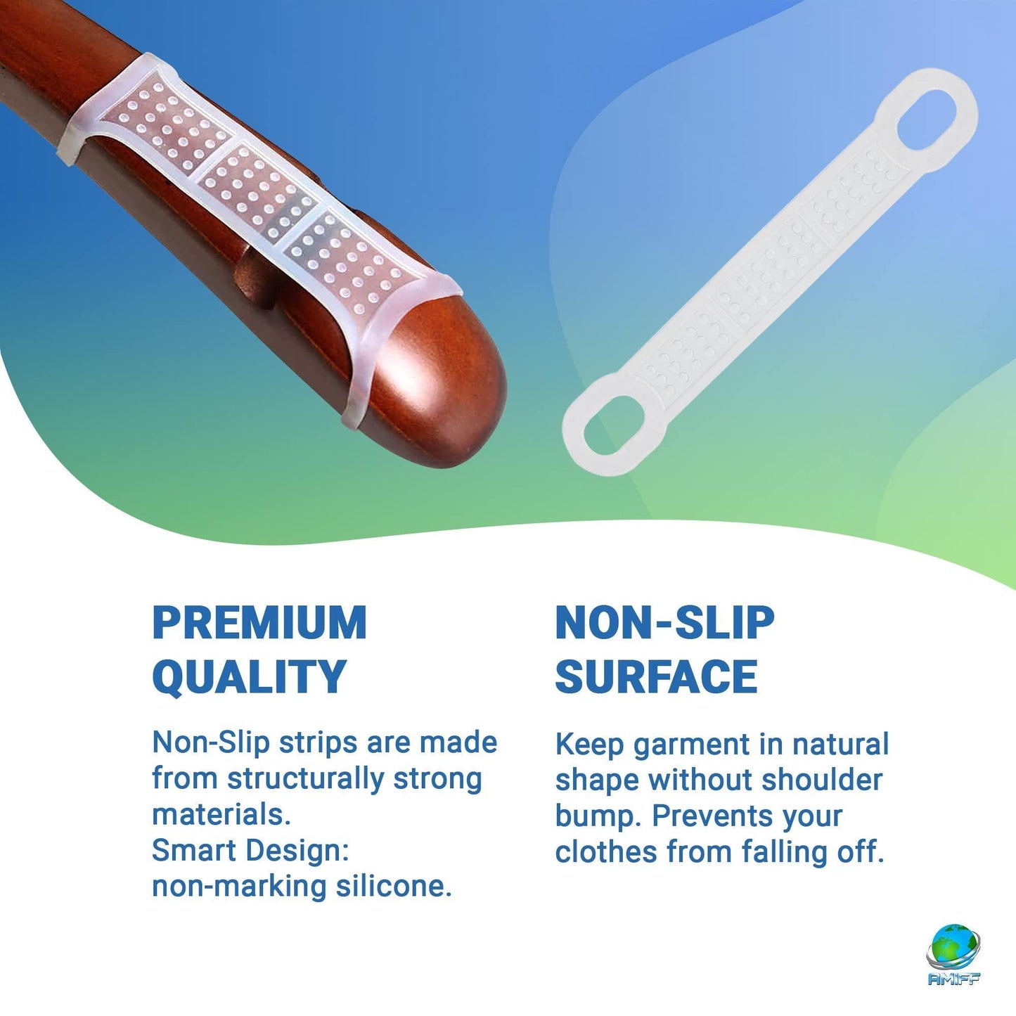 durable non marking premium quality non-slip hanger grip pads