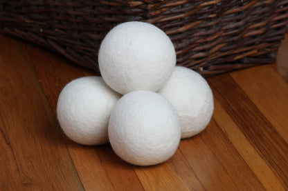 Premium New Zealand Organic Wool Dryer Balls - Pack of 6