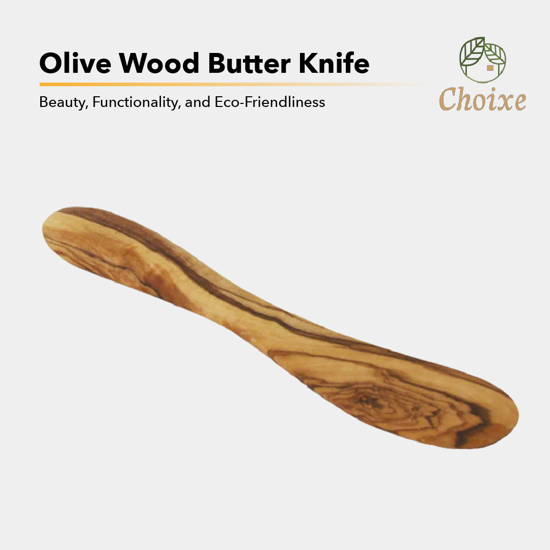 “Smooth olive wood spreader perfect for butter, cream cheese, and everyday breakfast use.”