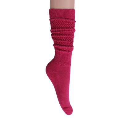 breathable cotton blend slouch socks women