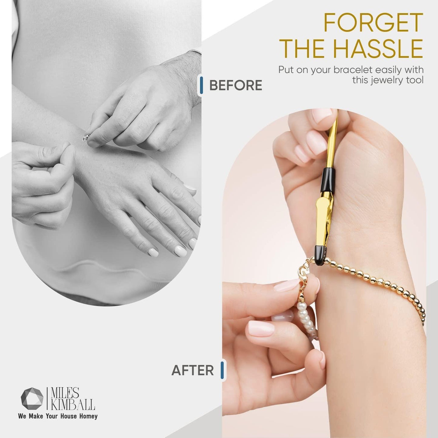 Time saver tool makes fastening of jewellery easier and faster