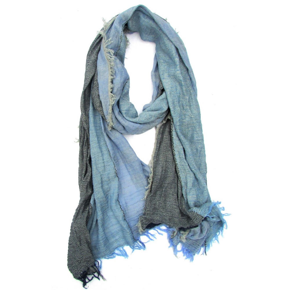 soft lightweight cotton scarf detai