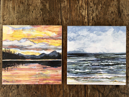 6 inch coastal ceramic tiles