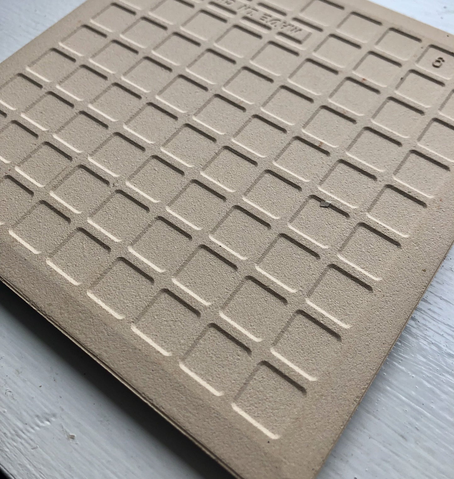 ocean storm ceramic tile backside