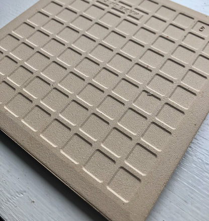 ocean storm ceramic tile backside