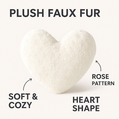 Close-up texture faux fur white roses