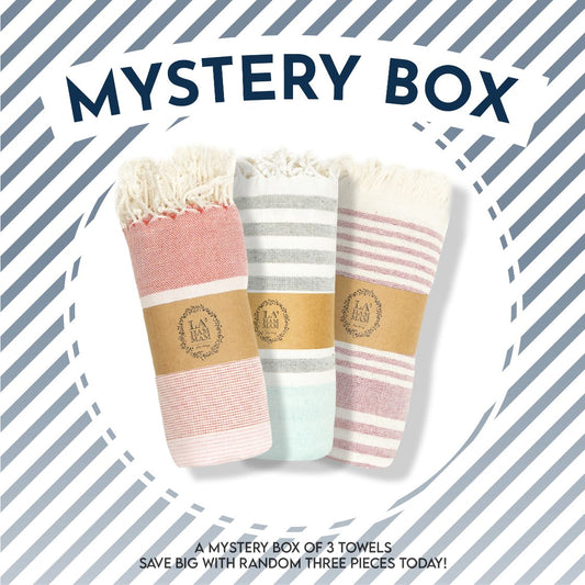 mystery box of peshtemal towels 3 pack